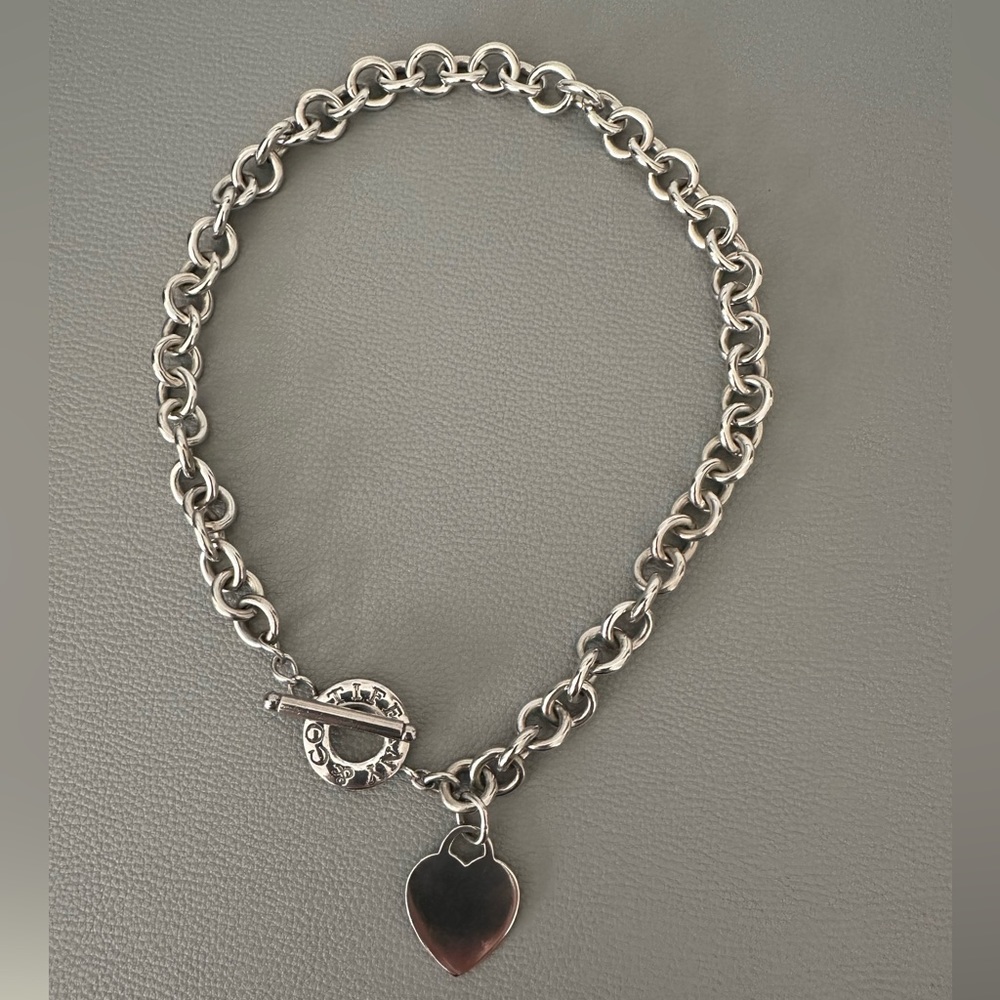 Tiffany & Co Chain Link Pendant Necklace